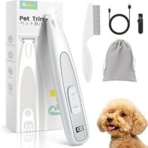 PAPMINI DOG GROOMING KIT WITH LED DISPLAY WHITE